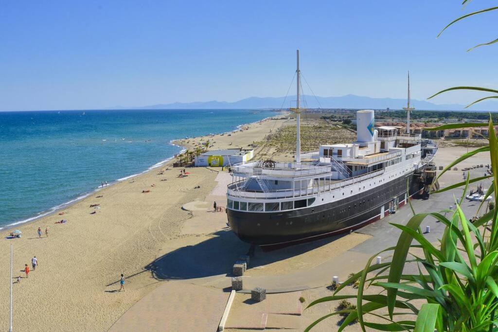 A 500 M De La Plage, Tout Confort Avec Wifi Le Barcares Exterior photo